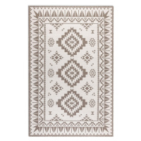 Krémovo-hnedý vonkajší koberec 80x150 cm Gemini – Elle Decoration