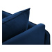 Modrá zamatová leňoška (ľavý roh) Vienna - Cosmopolitan Design