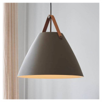 Závesná lampa Strap kovové tienidlo béžová 48 cm