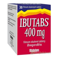 Ibutabs na bolesť 400 mg,  30 tbl