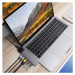 HyperDrive NET Hub pre USB-C pre MacBook Pro vesmírne šedý