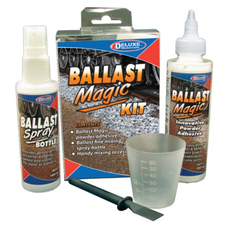 Ballast Magic práškové lepidlo pre model. železnici (sada)