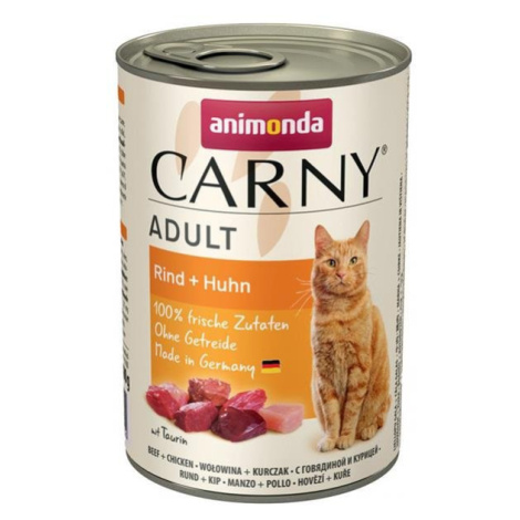 Animonda CARNY® cat Adult hovädzie a kura konzervy pre mačky 6x800g