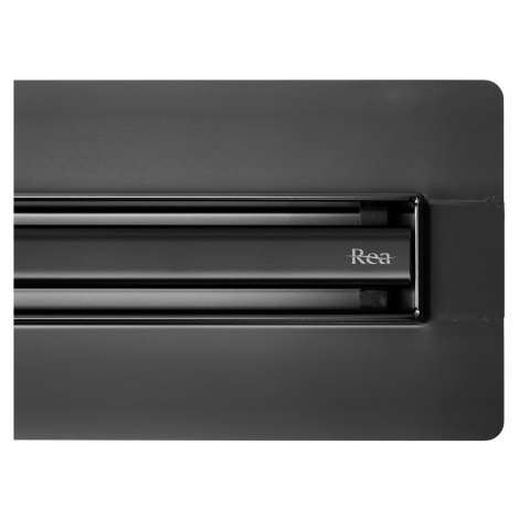 Rea Neox Slim Pro, sprchový odtokový žľab 70cm, čierna matná, REA-G2709