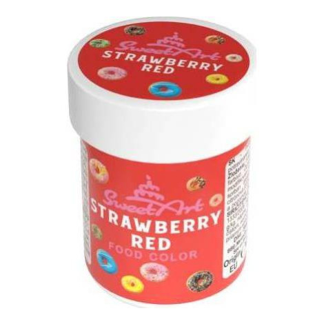 SweetArt gélová farba Jahodová červená (30 g) - dortis - dortis