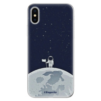 Odolné silikónové puzdro iSaprio - On The Moon 10 - iPhone X
