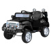 mamido  Elektrické autíčko Terénny Jeep EVA čierna