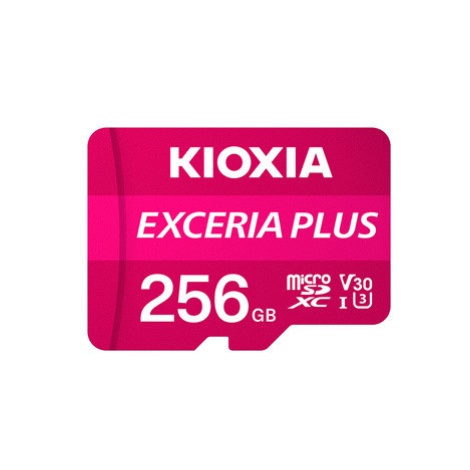 Kioxia Pamäťová karta Exceria Plus (M303), 256 GB, microSDXC, LMPL1M256GG2, UHS-I U3 (Class 10)