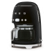 50's Retro Style kávovar na filtrovanú kávu 1,4l 10 cup čierny - SMEG