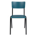 Jedálenské stoličky v súprave 4 ks v petrolejovej farbe Back to school - Zuiver