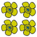 BELLATEX kvetina žltá
