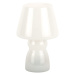 Biela LED stolová lampa so skleneným tienidlom (výška 25,5 cm) Classic – Leitmotiv