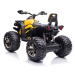 mamido  Detská elektrická štvorkolka ATV Power 4x4 žltá