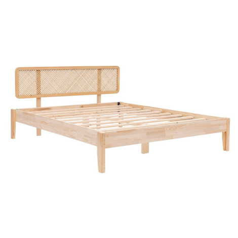 Jednolôžková posteľ zo smrekového dreva s roštom v prírodnej farbe 90x200 cm Izabelya – Kalune D Kalune Design