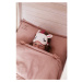 Ružová bavlnená detská deka 100x135 cm - Malomi Kids