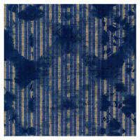 MINDTHEGAP Washed Shibori Indigo - tapeta