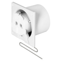 Kúpeľňový ventilátor Premium 100SLP so šnúrovým vypínačom biely  (ORNO)