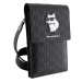 Univerzálne puzdro Karl Lagerfeld na smartfón KLWBSAKHPCK Saffiano Monogram Wallet Phone Bag Cho