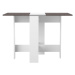 Rozkladací jedálenský stôl s doskou v dekore betónu 76x28 cm Papillon – TemaHome