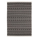 Kusový koberec Twin Supreme 103438 Kuba black creme – na ven i na doma - 80x350 cm NORTHRUGS - H