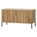 TV stolík z dubového dreva v prírodnej farbe 100x56 cm Gravure – WOOOD