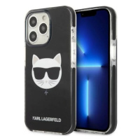 Kryt Karl Lagerfeld iPhone 13 Pro Max hardcase black Choupette Head (KLHCP13XTPECK)