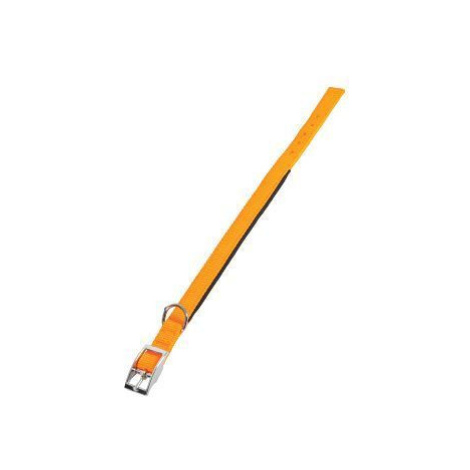 Obojok pre psov SOFT NYLON oranžový 25mm/65cm Zolux