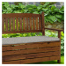 Záhradná lavička DILKA s úložným priestorom Hnedá,Záhradná lavička DILKA s úložným priestorom Hn