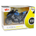 mamido GT motocykel modrá 1:14 naťahovacie zvukové svetlo
