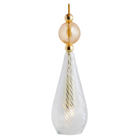 EBB & FLOW Smykke M gold crystal swirl gold-smoke