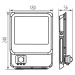 IQ-LED FL-50W-NW-SE Reflektor LED s čidlom