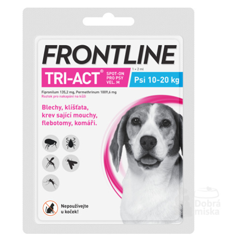 Frontline Tri-act Spot-on M (10-20 kg) 1 pipeta