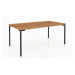 Jedálenský stôl z dubového dreva 90x200 cm Abies - The Beds