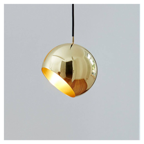 Nyta Tilt Globe Brass závesná lampa kábel 3 m