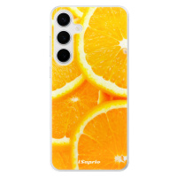 Odolné silikónové puzdro iSaprio - Orange 10 - Samsung Galaxy S24+