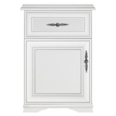 Skrinka KENTAK 1D1SL/P, alpská biela