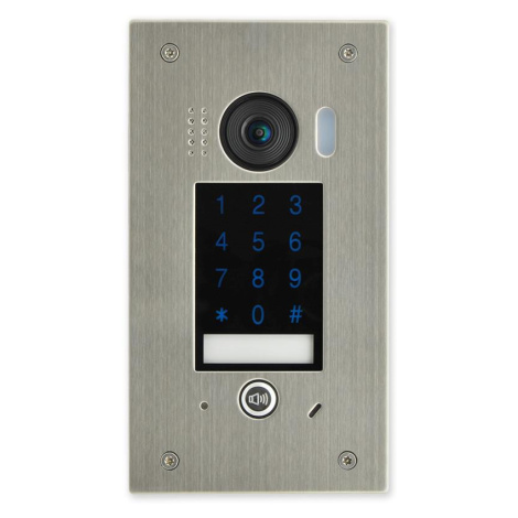 VFC-1-KL-ZAP - zápustná vonkajšia jednotka s fisheye kamerou a dotyk. klávesnicou