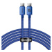Baseus Nabíjací kábel USB-C / USB-C 100W 2m, Modrý