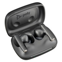 Poly Voyager Free 60 bluetooth headset, BT700 USB-C adaptér, nabíjacie púzdro, čierna