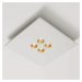 ICONE Confort - LED stropné svietidlo, bielo-zlaté