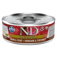 N&D CAT QUINOA VENISON & COCONUT 80 GR