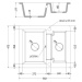 MEXEN/S MEXEN/S - Carlos s granitový drez 1.5 582 x 475 mm, sivá, + čierny sifón 6518581500-71-B