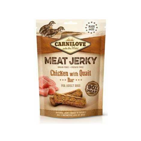 Carnilove Dog Jerky Quail&Chicken Bar 100g + Množstevná zľava