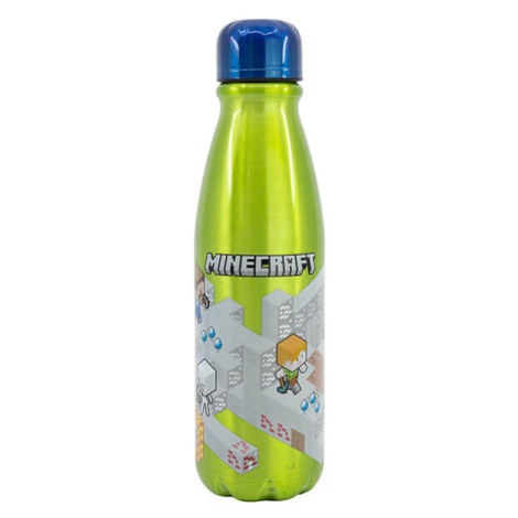 Storline Minecraft hliniková fľaša na pitie so skrutkovacím uzáverom - 600 ml