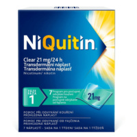 NIQUITIN Clear 21 mg/24 h 7 ks