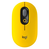 PC bezdrôtová myš Logitech® POP Mouse with emoji žltá