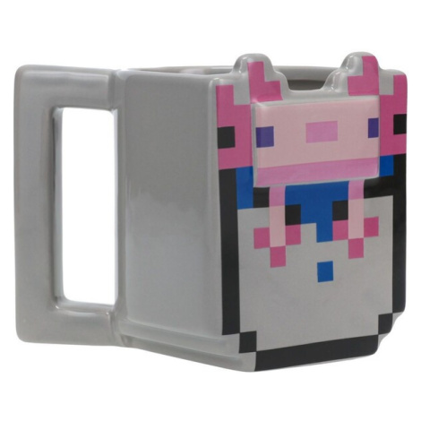 Hrnček 3D Minecraft - Axolotl PALADONE