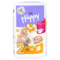 BELLA Baby Happy Mini 3-6 kg detské plienky 38 ks