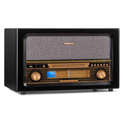 Auna Belle Epoque 1906 Retro Stereo Systém CD FM USB MP3 REC AUX