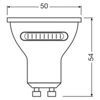 OSRAM LED reflektor GU10, PAR16, CCT, 4,2 W, 36°, 400 lm